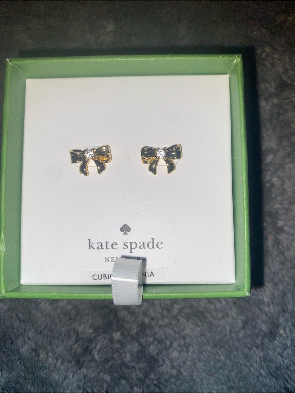 BNIB Kate Spade NY Mini Bow Stud Earrings